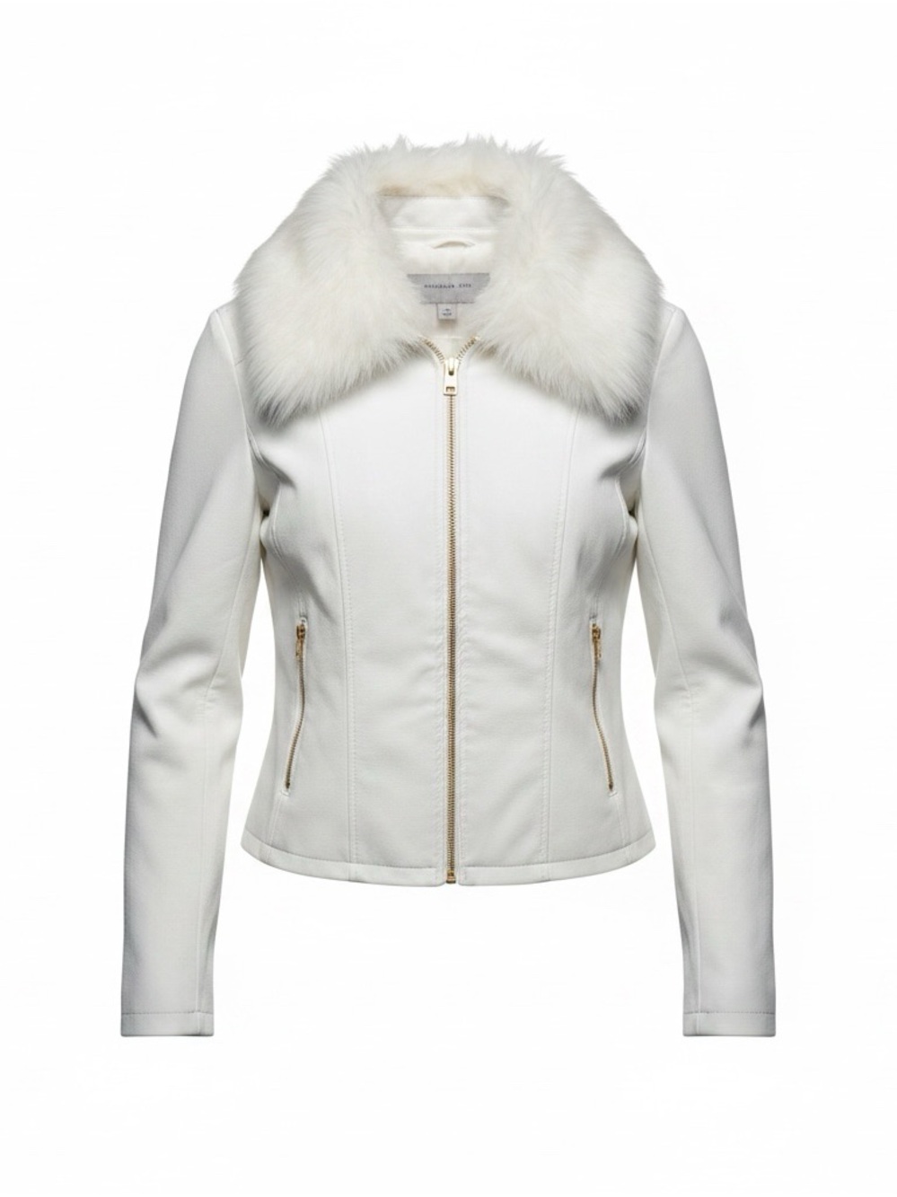 Marc New York by Andrew Marc faux-leather moto jacket - size small